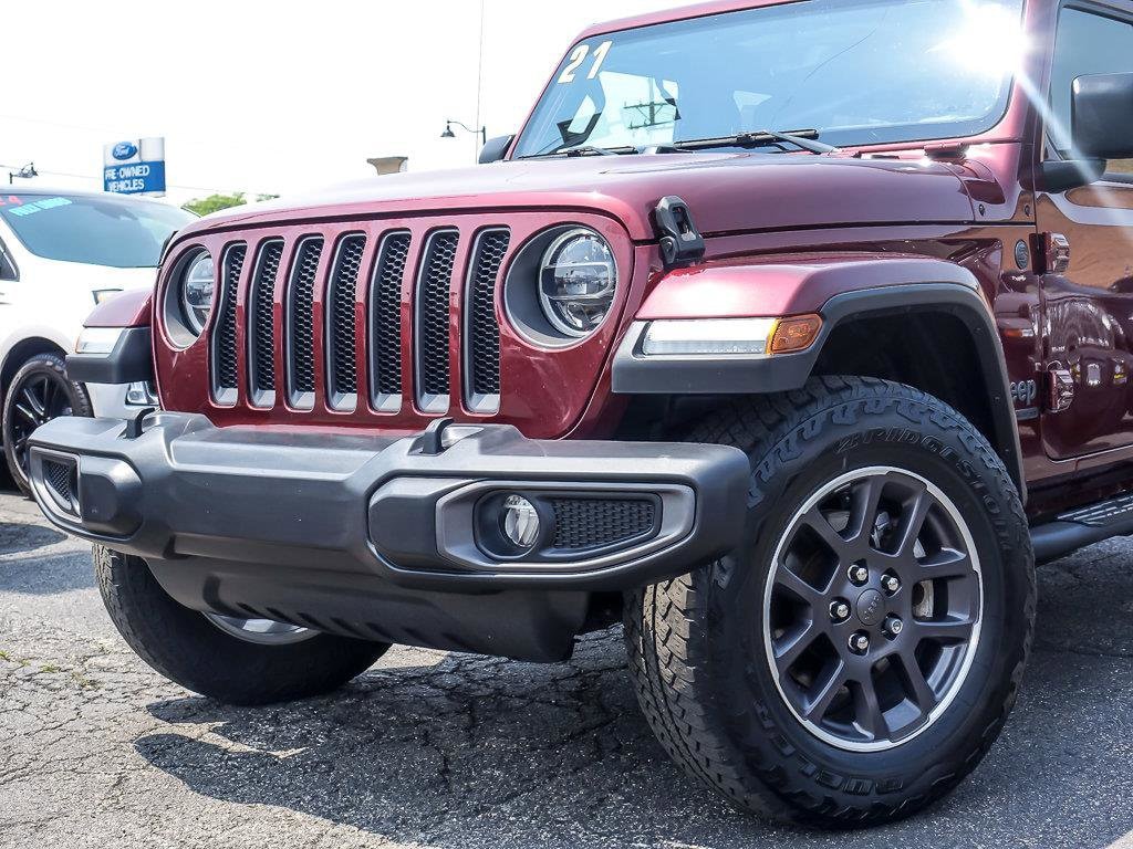 Used 2021 Jeep Wrangler Unlimited 80TH with VIN 1C4HJXDG3MW638049 for sale in Plainfield, IL
