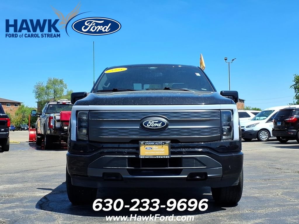 Used 2025 Ford F-150 Lightning Lariat with VIN 1FT6W5L75SWG03797 for sale in Plainfield, IL