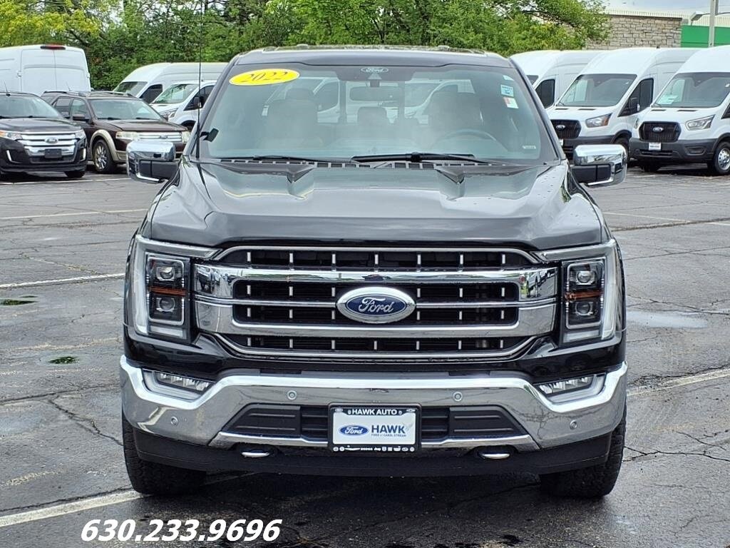 Used 2022 Ford F-150 Lariat with VIN 1FTFW1E5XNKD19792 for sale in Plainfield, IL