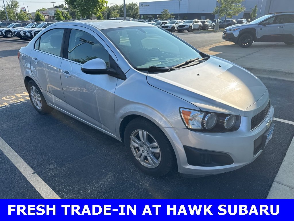 Used 2015 Chevrolet Sonic LT with VIN 1G1JC5SH1F4174682 for sale in Plainfield, IL