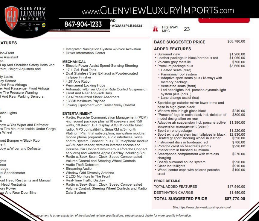 2023 Porsche Macan S's photo