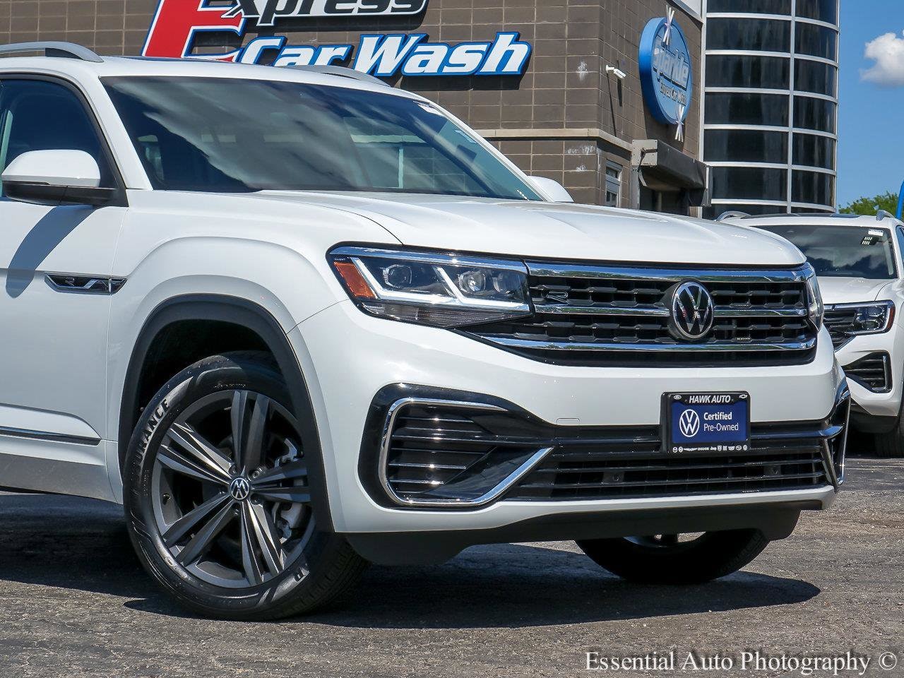 Used 2022 Volkswagen Atlas SEL R-Line with VIN 1V2AR2CA6NC500386 for sale in Plainfield, IL