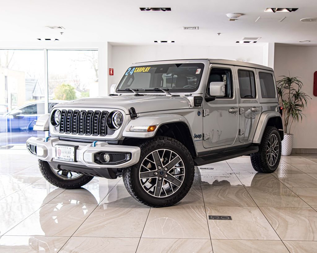 Used 2024 Jeep Wrangler 4xe High Altitude 4XE with VIN 1C4RJXU6XRW209039 for sale in Plainfield, IL