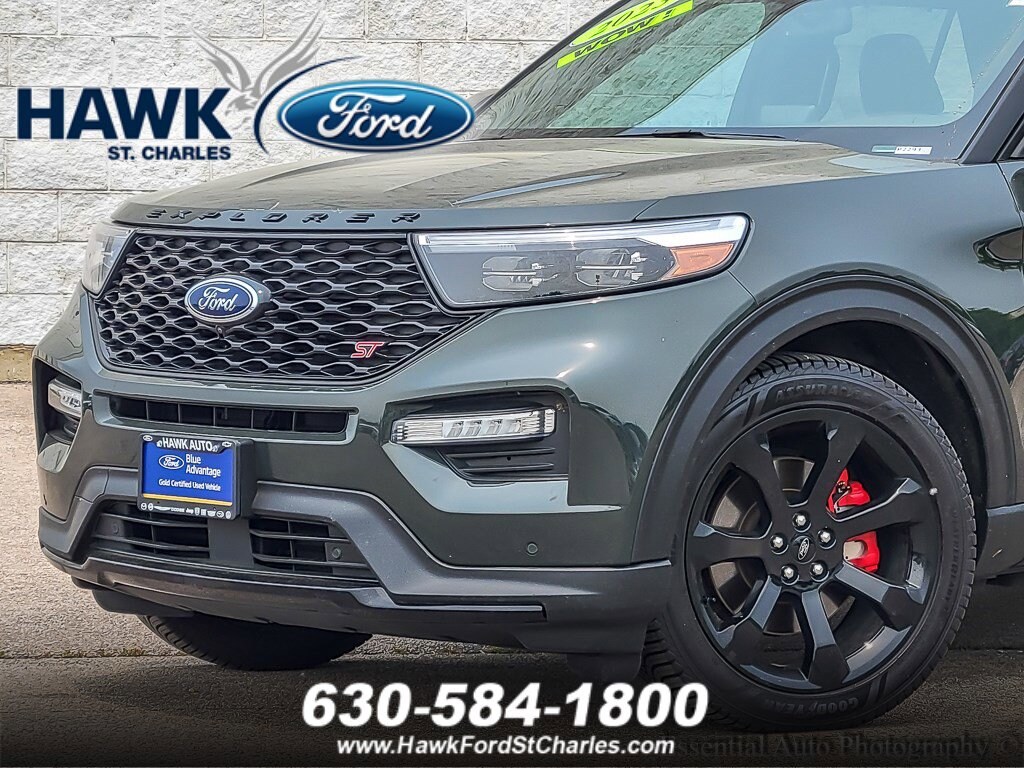 Used 2023 Ford Explorer ST with VIN 1FM5K8GCXPGA11972 for sale in Plainfield, IL