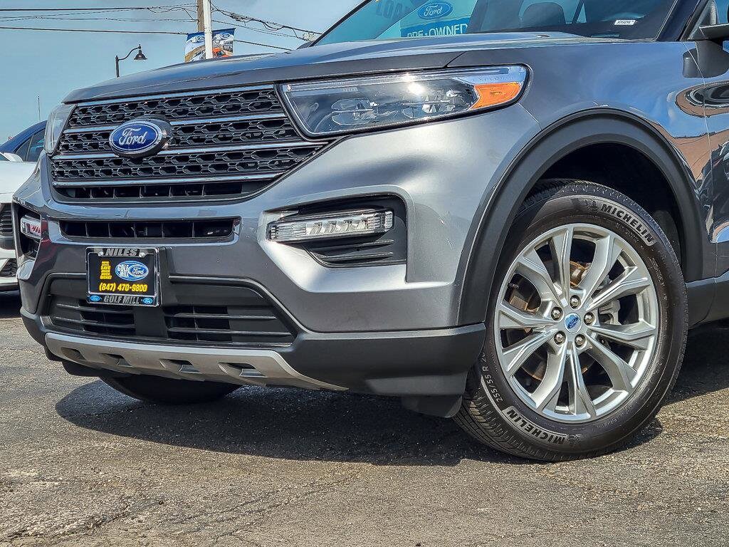 Used 2023 Ford Explorer XLT with VIN 1FMSK8DH9PGA88075 for sale in Plainfield, IL