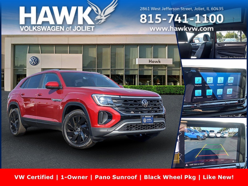 Used 2025 Volkswagen Atlas Cross Sport 2.0T SE w/Technology 2.0T SE w/Technology 4MOTION