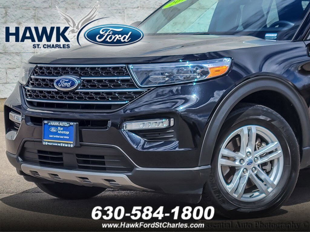 Used 2023 Ford Explorer XLT with VIN 1FMSK8DH1PGA40988 for sale in Plainfield, IL