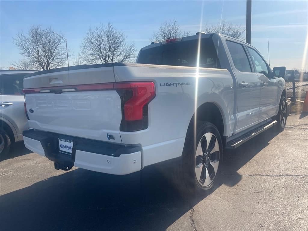 Used 2022 Ford F-150 Lightning Platinum with VIN 1FT6W1EV5NWG00052 for sale in Plainfield, IL