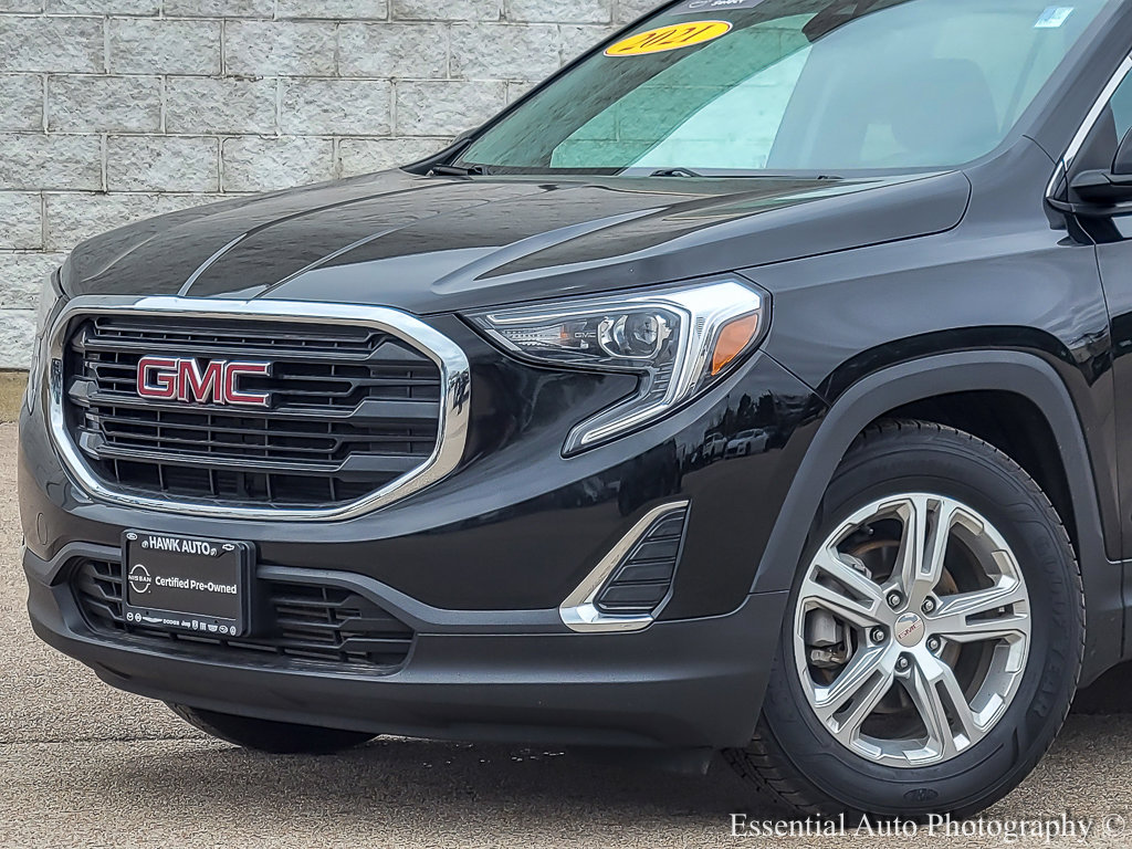 Used 2021 GMC Terrain SLE with VIN 3GKALMEV2ML314544 for sale in Plainfield, IL