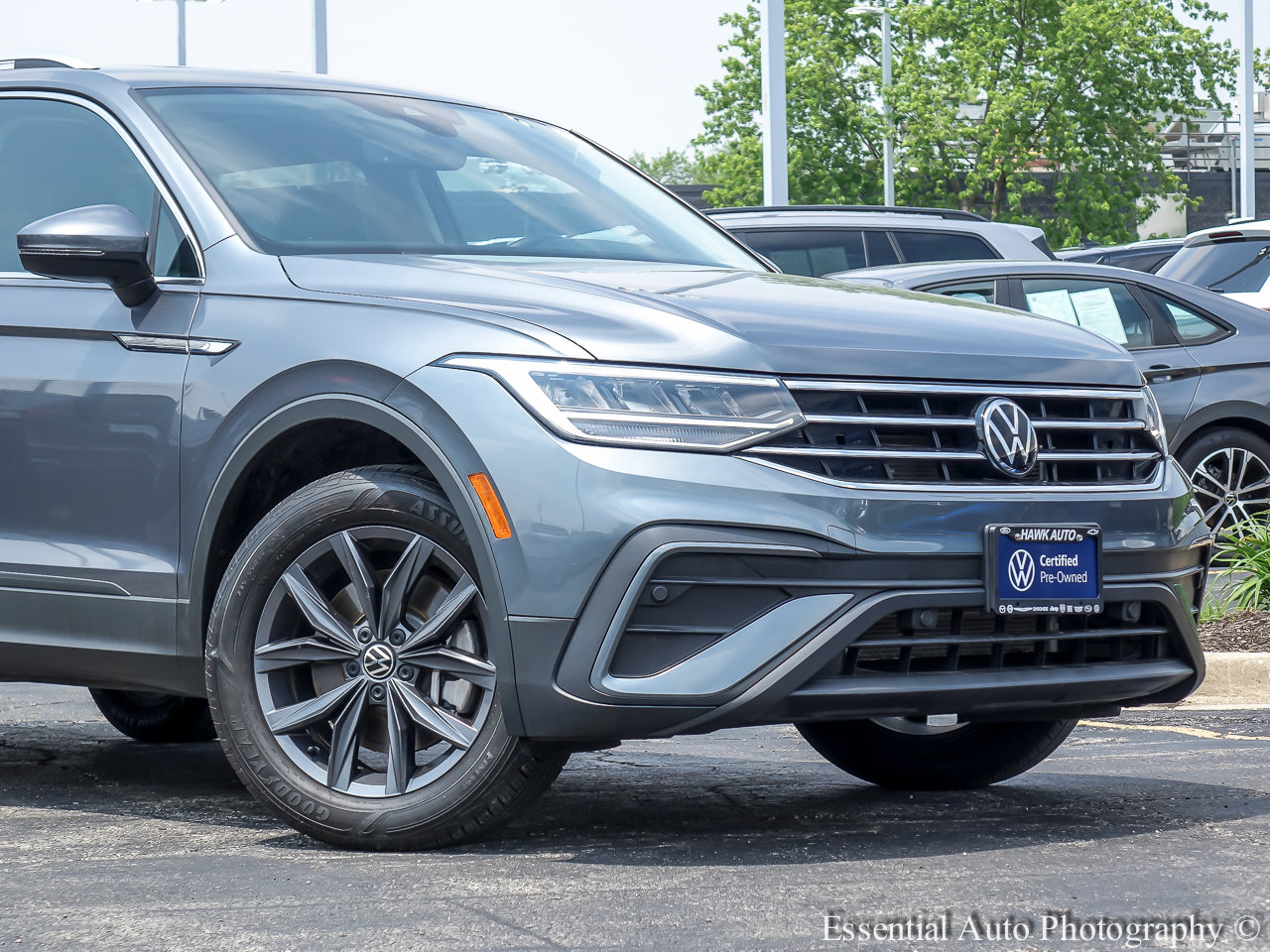 Used 2022 Volkswagen Tiguan SE with VIN 3VV2B7AX7NM111223 for sale in Plainfield, IL