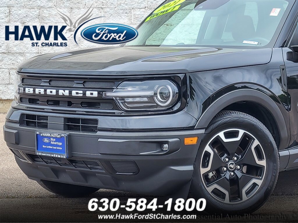 Used 2021 Ford Bronco Sport Outer Banks with VIN 3FMCR9C65MRA07180 for sale in Plainfield, IL