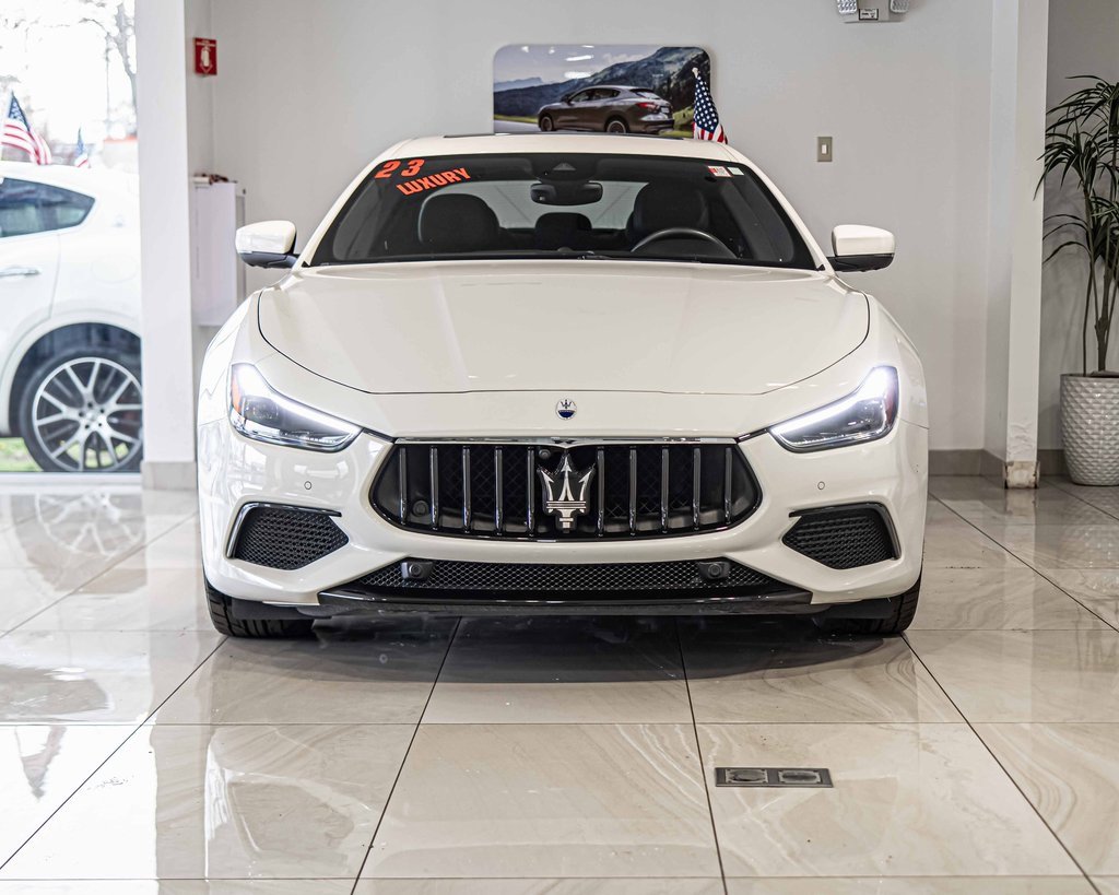 Used 2023 Maserati Ghibli Modena with VIN ZAM57YSM3PX411633 for sale in Plainfield, IL