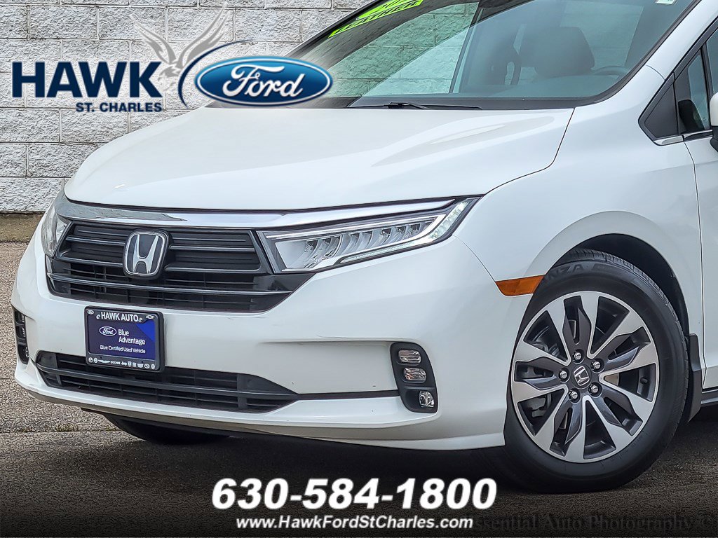 Used 2022 Honda Odyssey EX-L with VIN 5FNRL6H73NB036275 for sale in Plainfield, IL