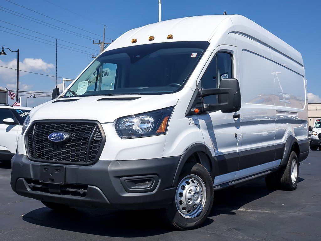Used 2022 Ford Transit Cargo Van T-350 HD 148 EL Hi Rf 11000 GVWR DRW RWD