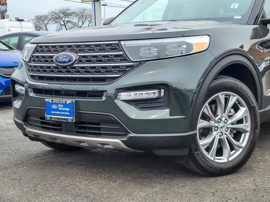 Used 2023 Ford Explorer XLT with VIN 1FMSK8DH6PGA89393 for sale in Plainfield, IL