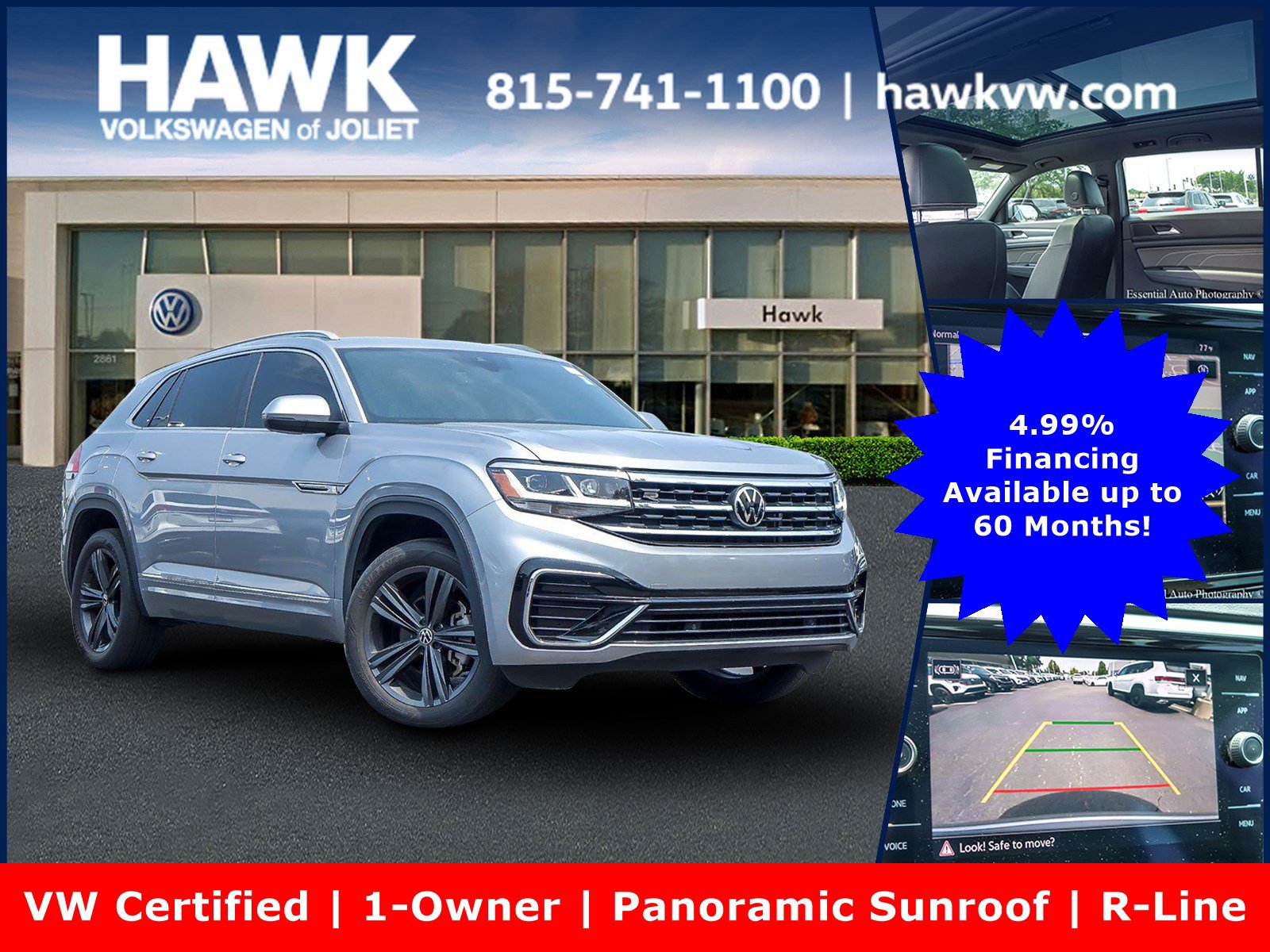 Used 2022 Volkswagen Atlas Cross Sport 2.0T SEL R-Line 2.0T SEL R-Line 4MOTION