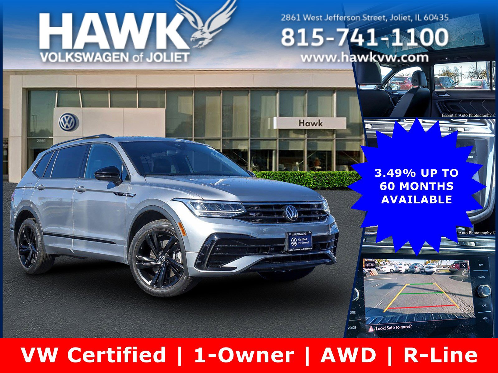 2023 Volkswagen Tiguan SE R-LINE BLACK