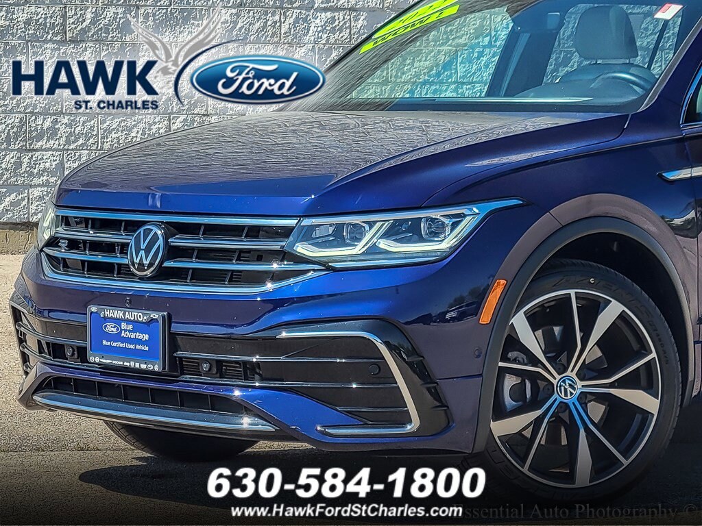 Used 2022 Volkswagen Tiguan SEL R-LINE with VIN 3VV4B7AX7NM012023 for sale in Plainfield, IL