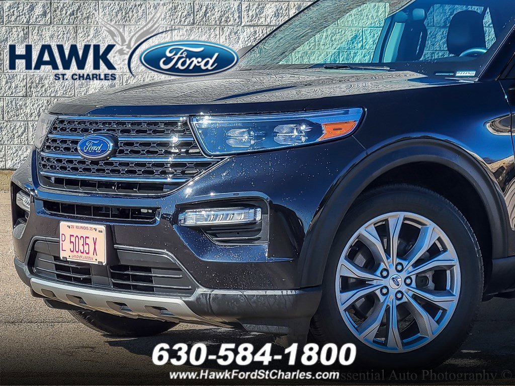 Used 2023 Ford Explorer XLT with VIN 1FMSK8DH2PGA99855 for sale in Plainfield, IL