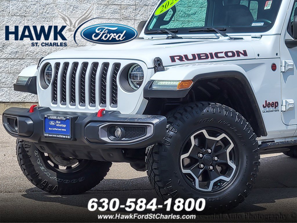 Used 2020 Jeep Gladiator Rubicon with VIN 1C6JJTBG1LL125936 for sale in Plainfield, IL