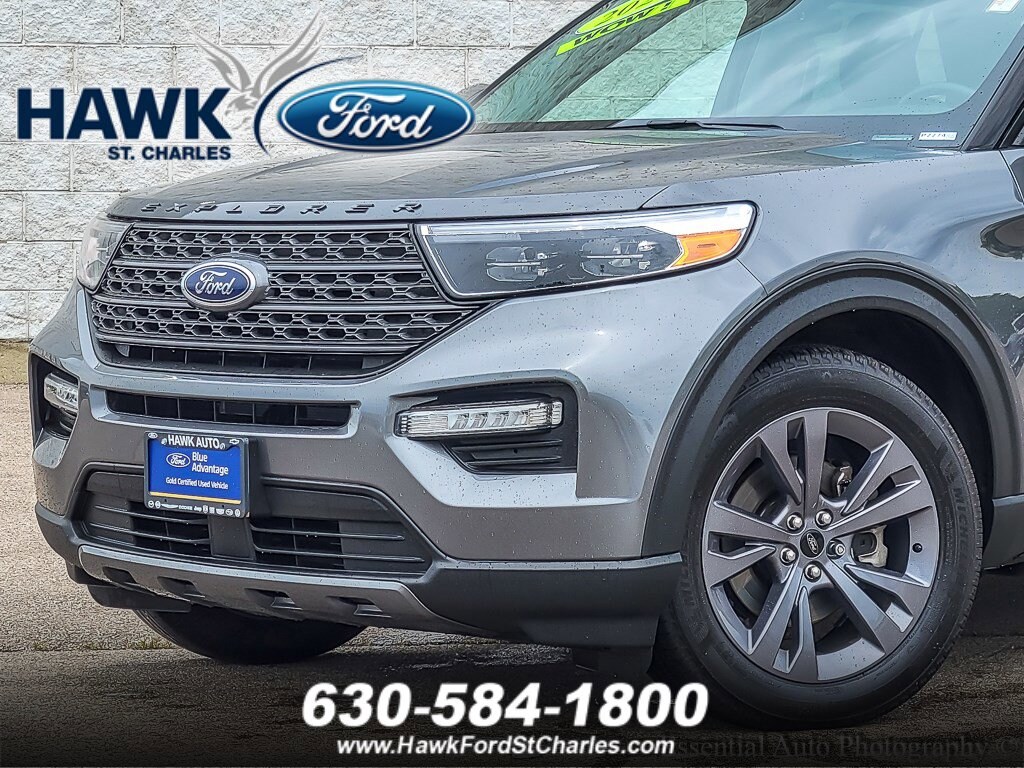 Used 2023 Ford Explorer XLT with VIN 1FMSK8DH3PGA72969 for sale in Plainfield, IL