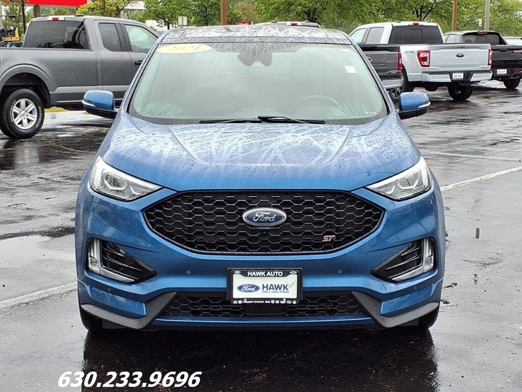 Used 2021 Ford Edge ST with VIN 2FMPK4AP3MBA47759 for sale in Plainfield, IL
