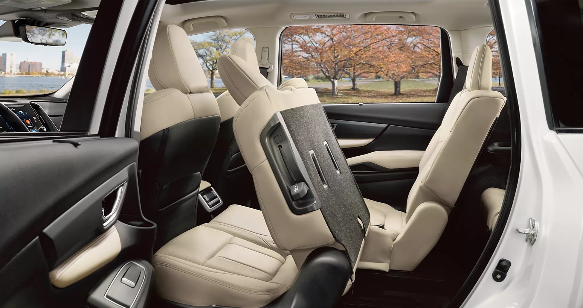 The 2025 Subaru Ascent's interior, showcasing the seats
and space