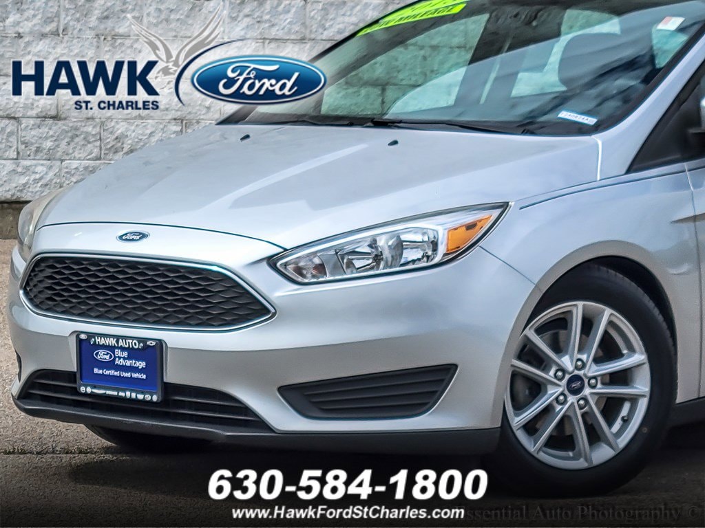 Used 2018 Ford Focus SE with VIN 1FADP3K21JL221450 for sale in Plainfield, IL