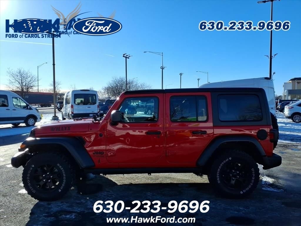 Used 2021 Jeep Wrangler Unlimited Willys Unlimited Willys 4x4