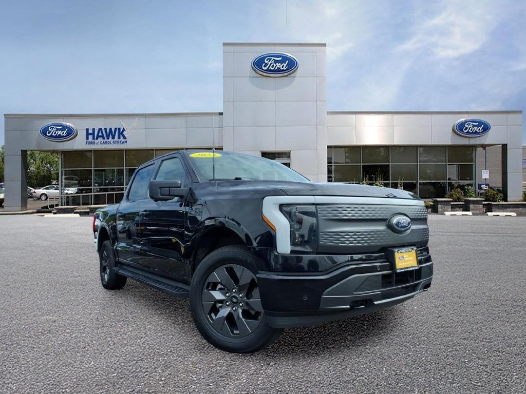 Used 2023 Ford F-150 Lightning XLT with VIN 1FTVW1EV6PWG02357 for sale in Plainfield, IL