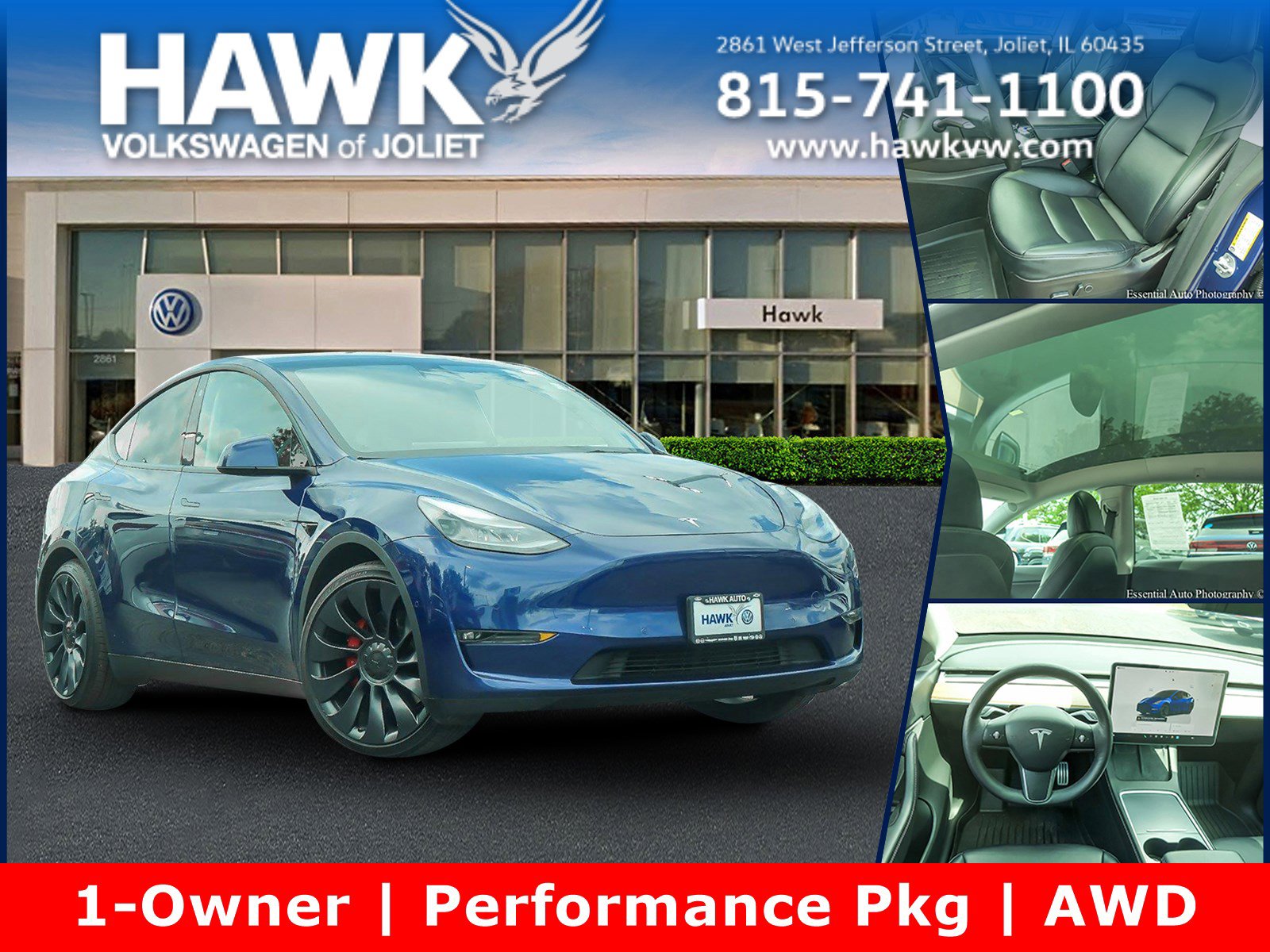 2022 Tesla Model Y Performance Dual Motor All-Wheel Drive's photo
