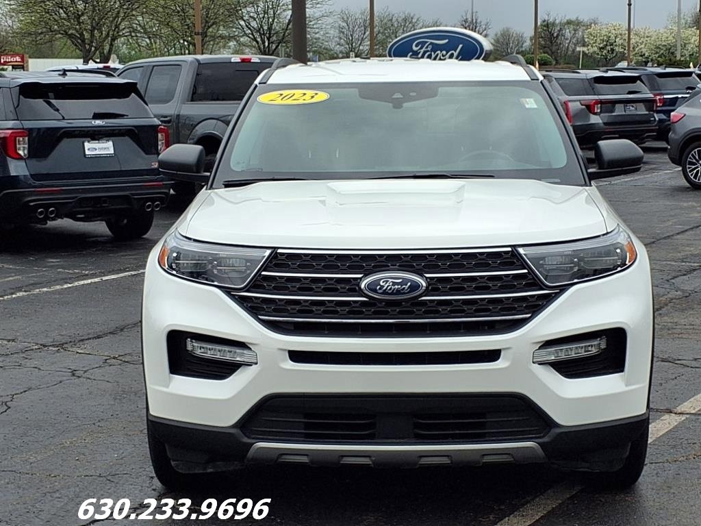 Used 2023 Ford Explorer XLT with VIN 1FMSK8DH0PGA49746 for sale in Plainfield, IL