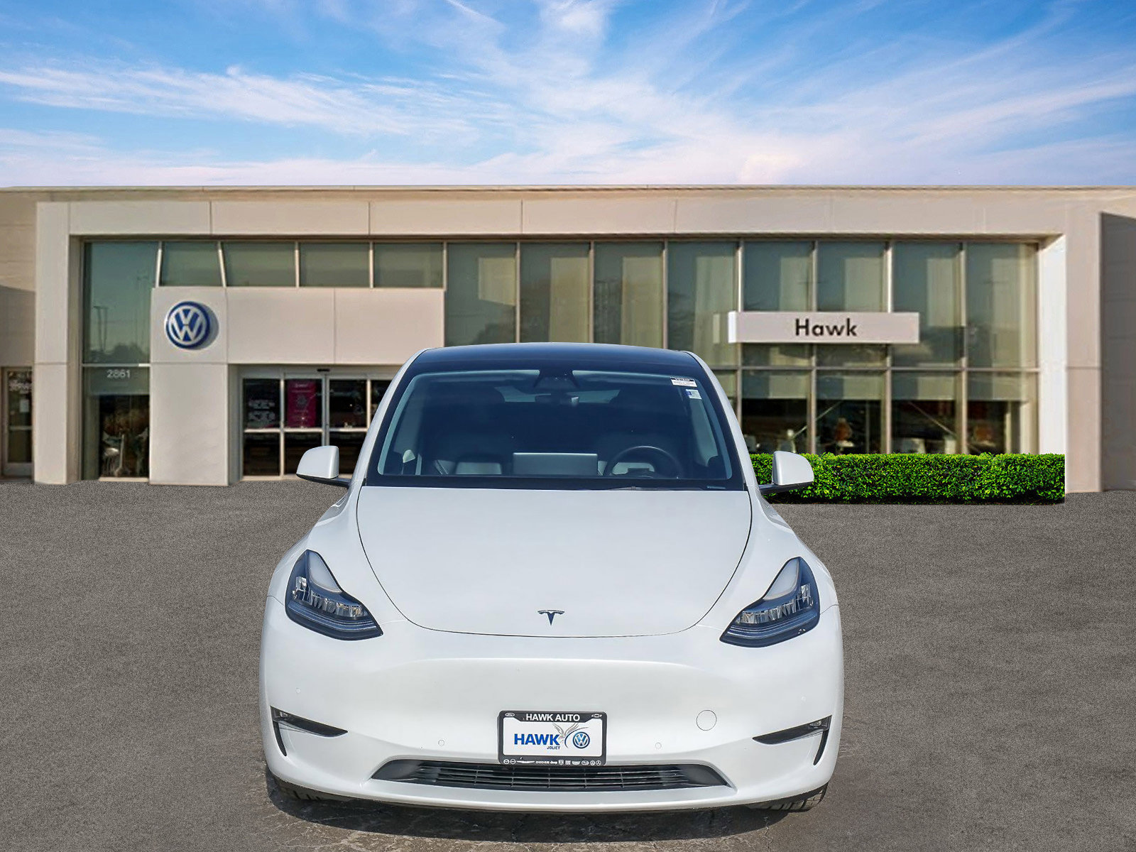 Used 2022 Tesla Model Y Long Range with VIN 7SAYGDEE7NF427407 for sale in Plainfield, IL