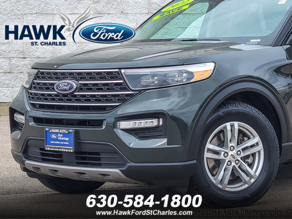 Used 2022 Ford Explorer XLT with VIN 1FMSK8DH4NGB13834 for sale in Plainfield, IL