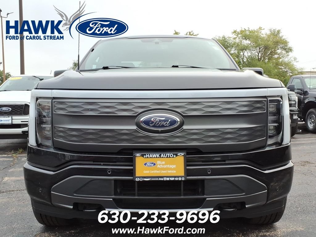 Used 2023 Ford F-150 Lightning Lariat with VIN 1FTVW1EV1PWG08972 for sale in Plainfield, IL