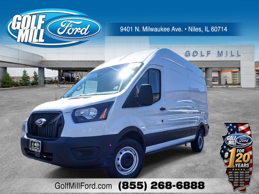 Used 2025 Ford Transit Cargo Van T-250 148 Hi Rf 9070 GVWR RWD