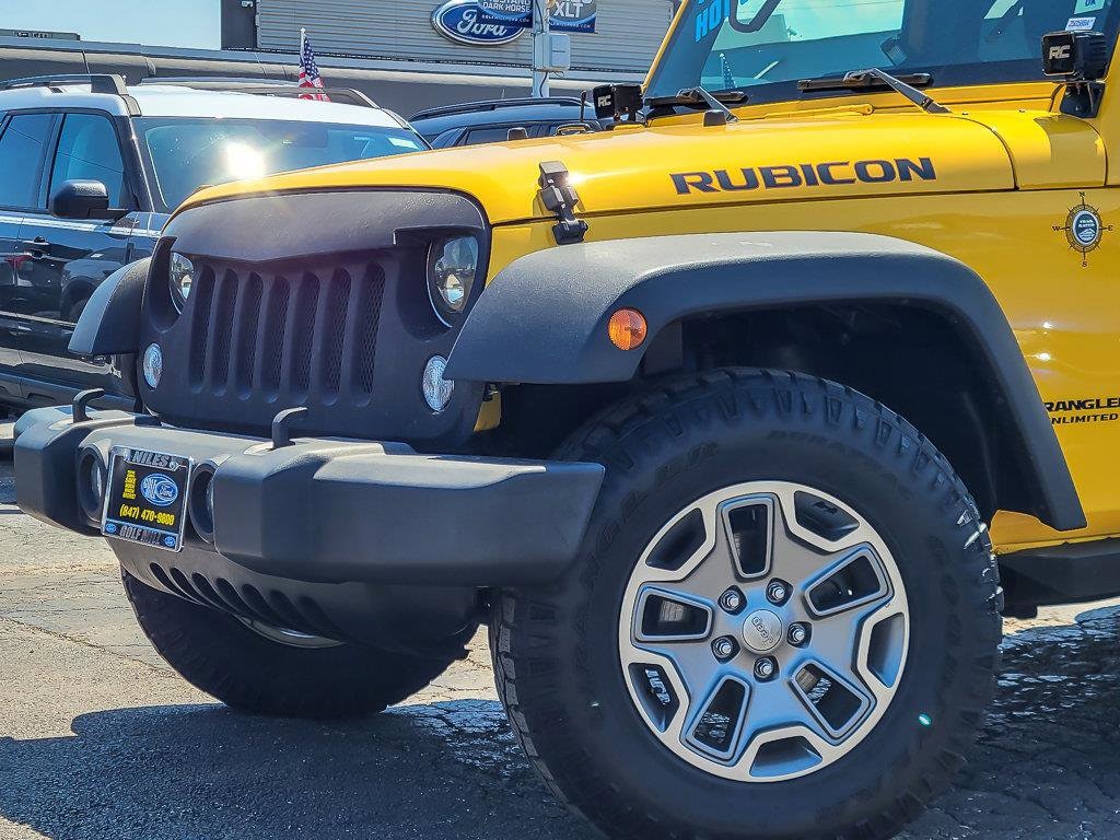 Used 2015 Jeep Wrangler Unlimited Rubicon with VIN 1C4BJWFG3FL713866 for sale in Plainfield, IL