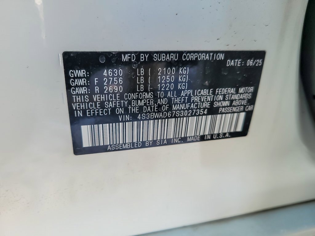 2025 SUBARU LEGACY - Image 20