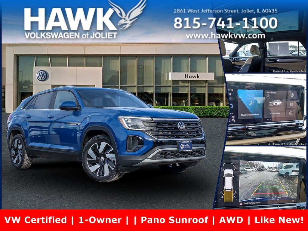 Used 2025 Volkswagen Atlas Cross Sport 2.0T SE w/Technology 2.0T SE w/Technology 4MOTION