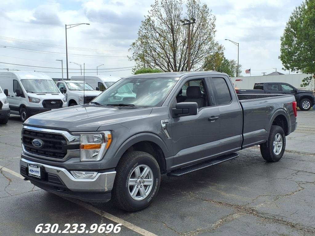 Used 2021 Ford F-150 XLT with VIN 1FTFX1E82MKE56070 for sale in Plainfield, IL