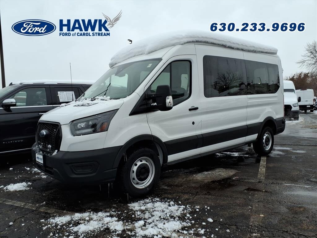 Used 2024 Ford Transit Cargo Van T-350 148 Med Rf 9500 GVWR RWD