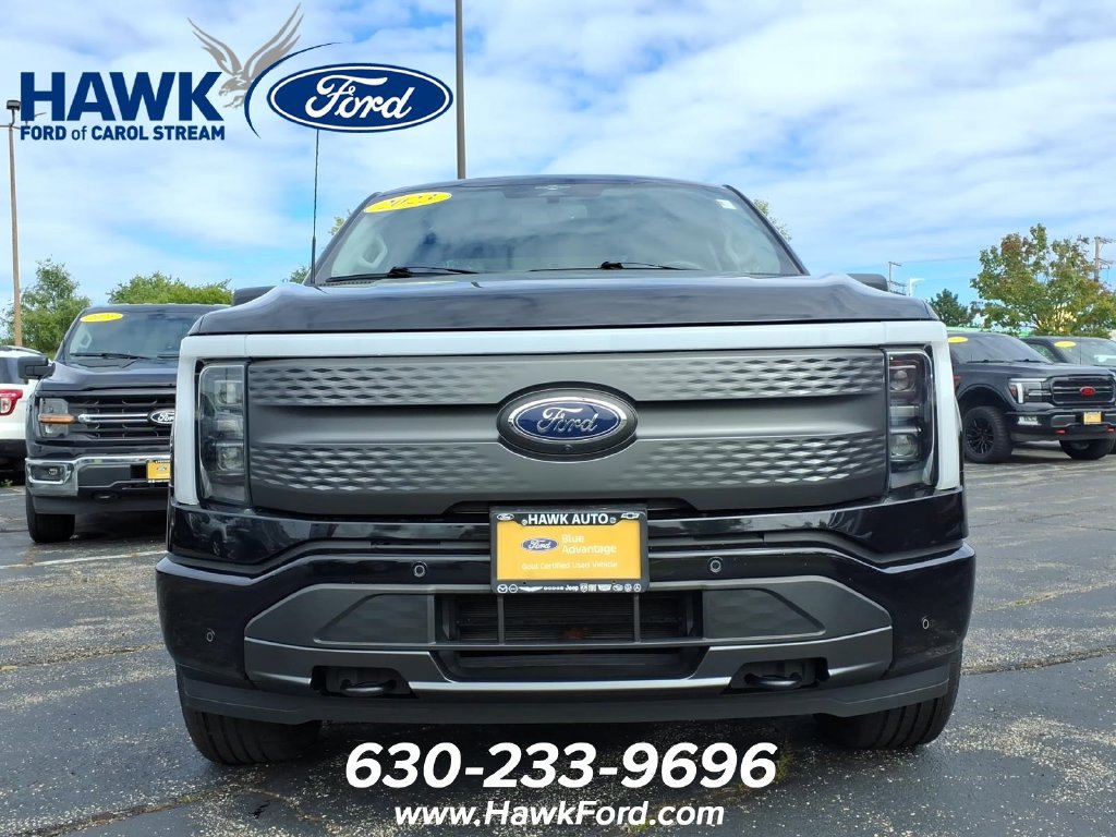 Used 2023 Ford F-150 Lightning XLT with VIN 1FTVW1EV6PWG02357 for sale in Plainfield, IL