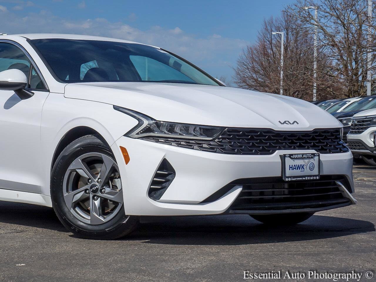 Used 2022 Kia K5 LXS with VIN 5XXG14J28NG150382 for sale in Plainfield, IL