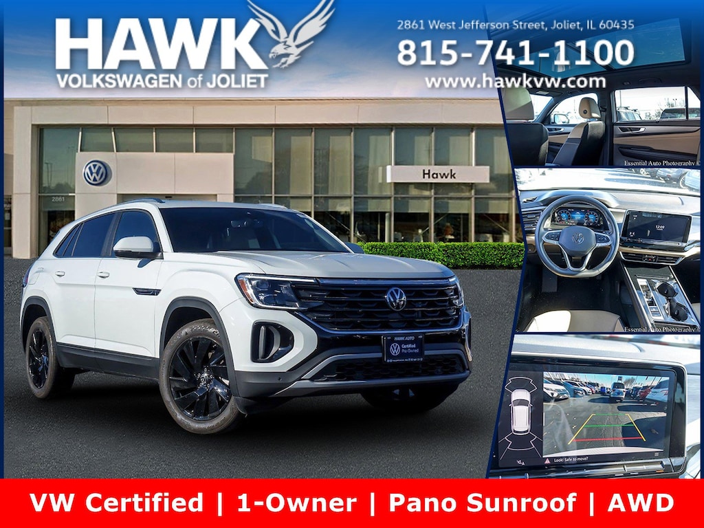 Used 2025 Volkswagen Atlas Cross Sport 2.0T SE w/Technology 2.0T SE w/Technology 4MOTION