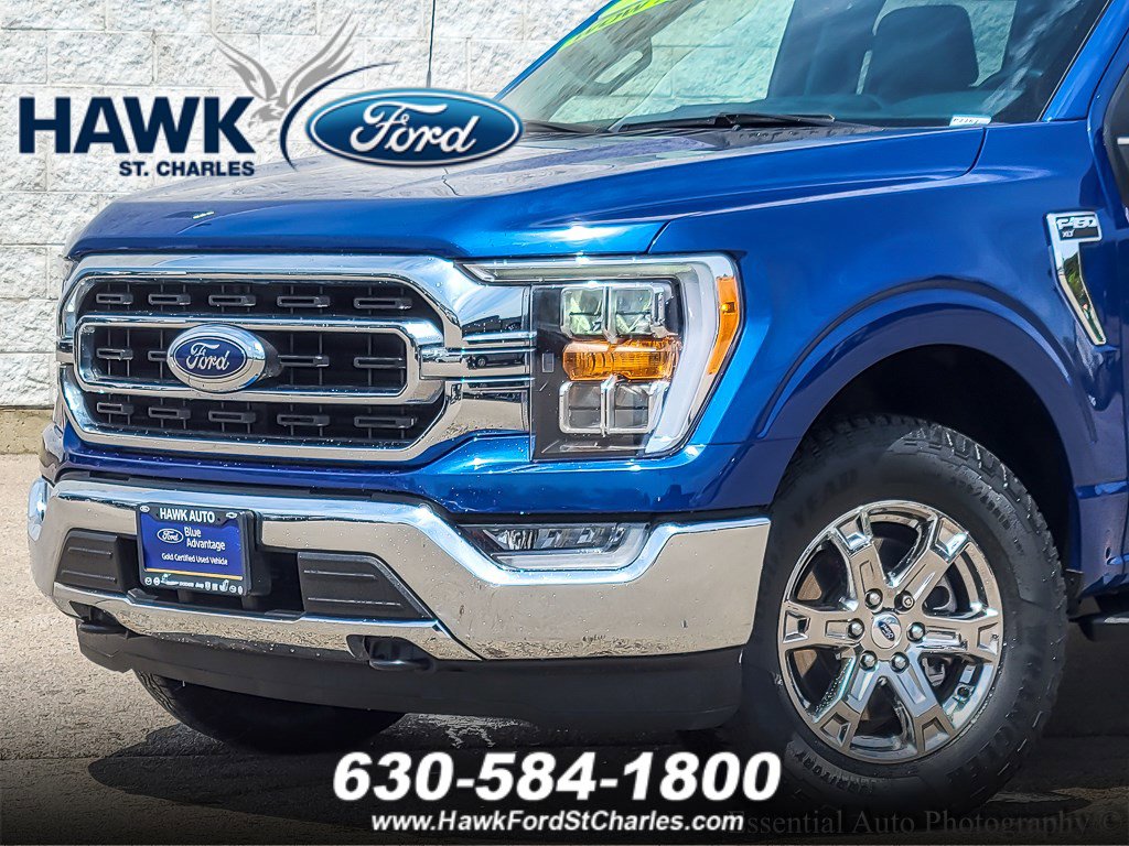 Used 2022 Ford F-150 XLT with VIN 1FTEW1EP4NFC21539 for sale in Plainfield, IL
