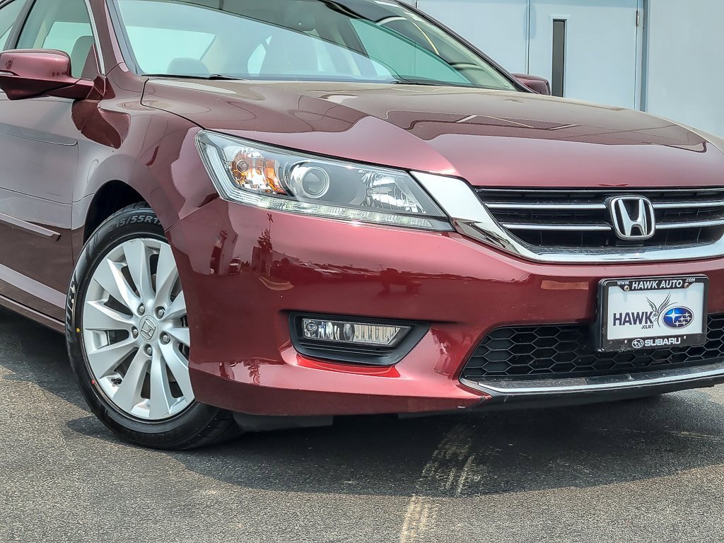 Used 2014 Honda Accord EX-L V-6 with VIN 1HGCR3F86EA014585 for sale in Plainfield, IL