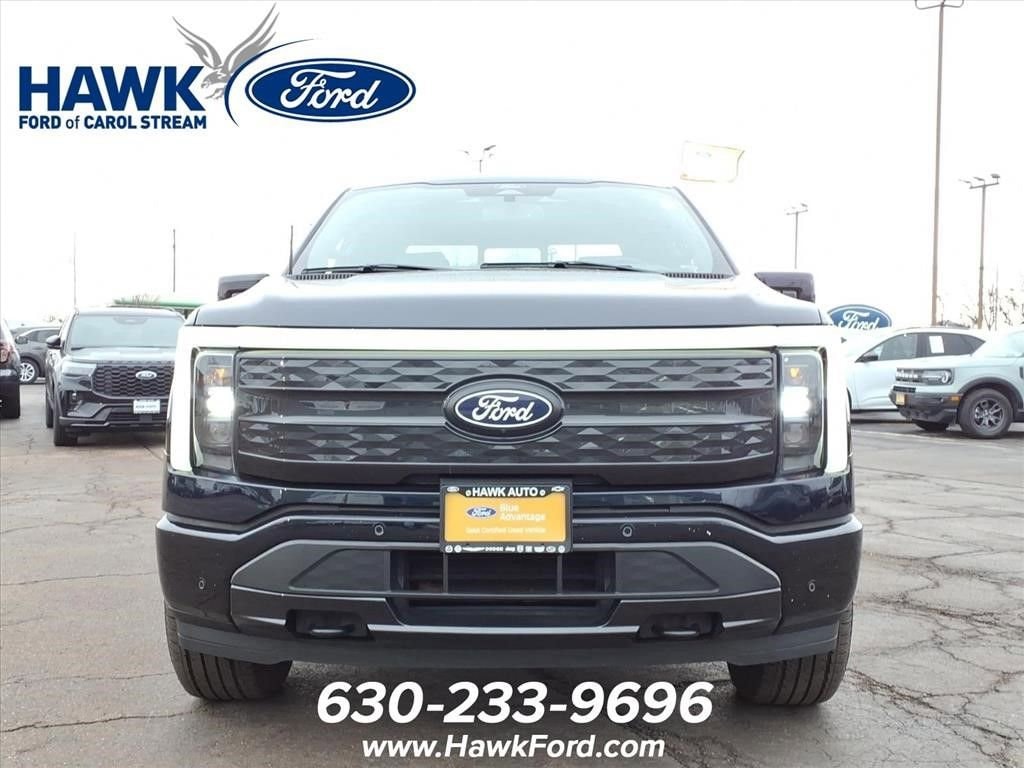 Used 2025 Ford F-150 Lightning Platinum with VIN 1FT6W7L70SWG03718 for sale in Plainfield, IL