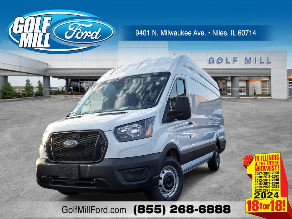 Used 2023 Ford Transit Cargo Van T-350 148 EL Hi Rf T-350 148 EL Hi Rf 9500 GVWR RWD