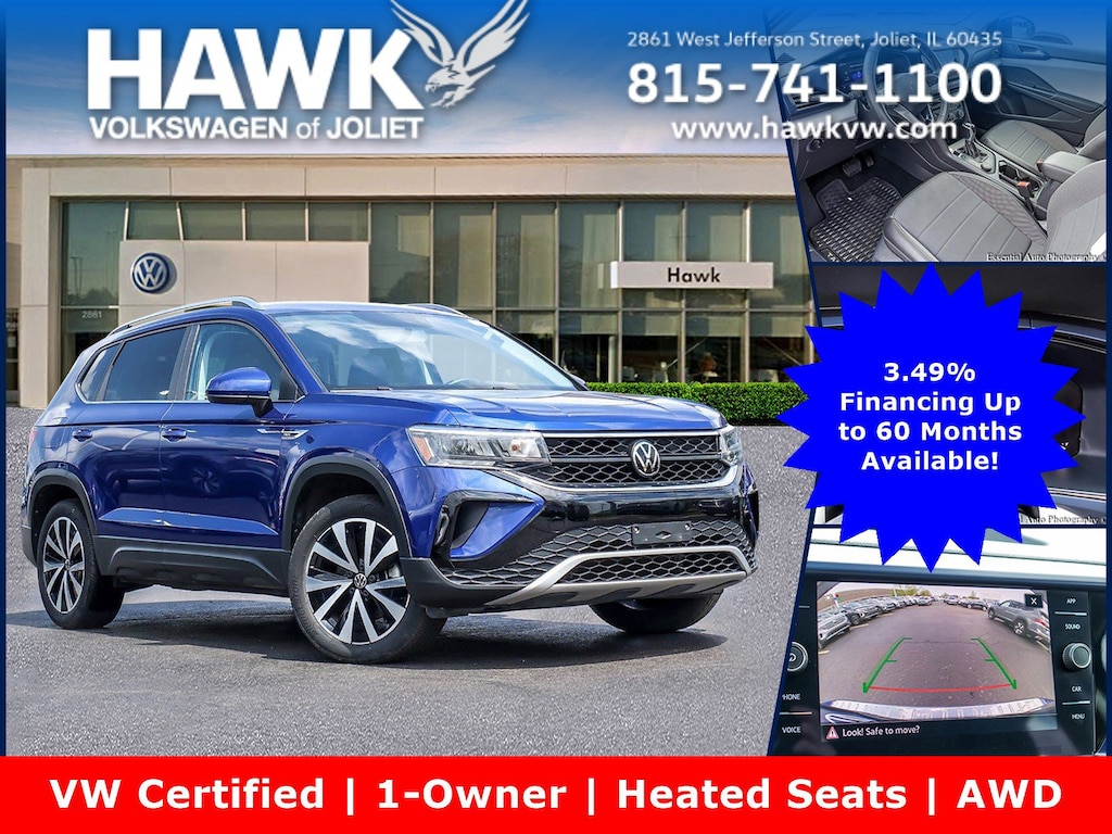 Used 2022 Volkswagen Taos SE SE 4MOTION