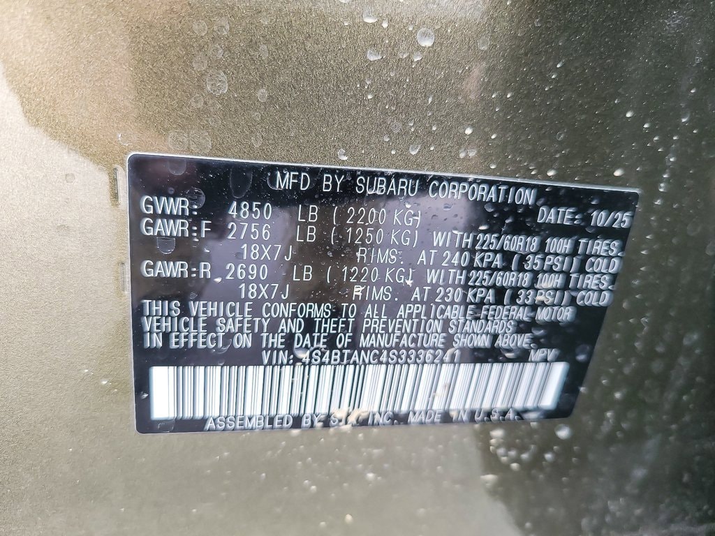 2025 SUBARU OUTBACK - Image 25